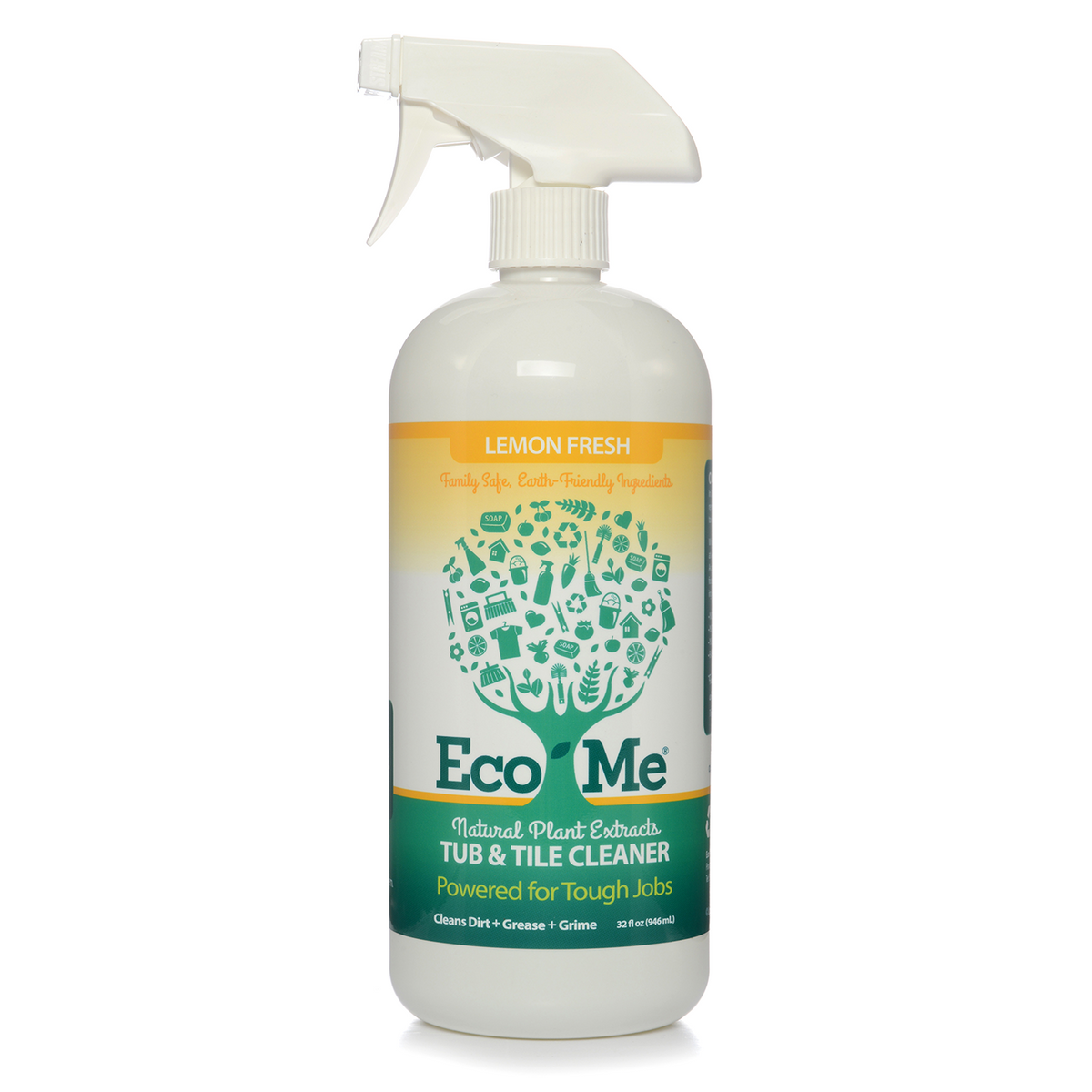 Tub & Tile Cleaner - Lemon Fresh – Eco-Me Tub & Tile Cleaner - Lemon Fresh – Eco-Me