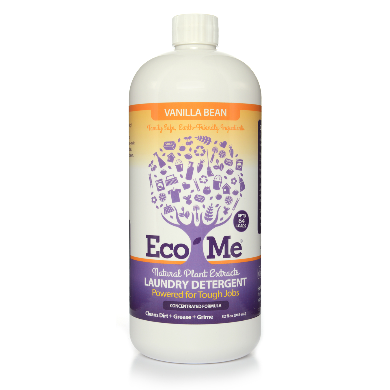 Liquid ecological detergent - lavender-ingredients from natural origin