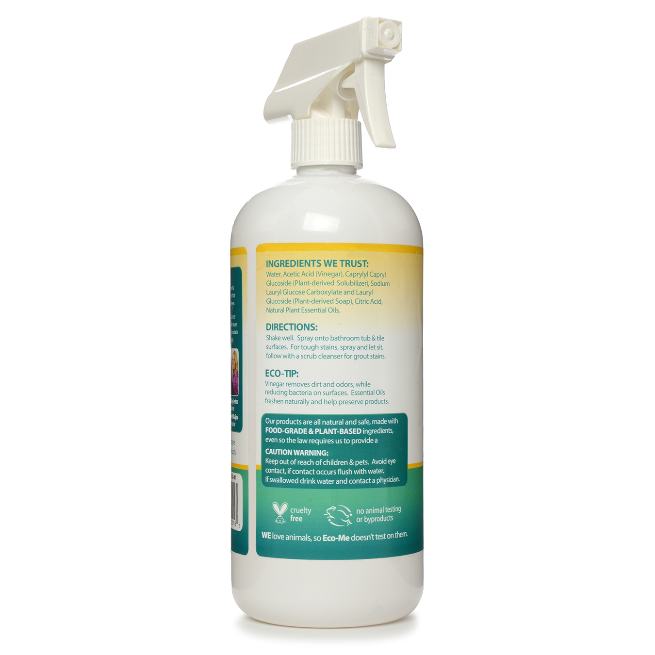 Tub & Tile Cleaner - Lemon Fresh – Eco-Me Tub & Tile Cleaner - Lemon Fresh – Eco-Me